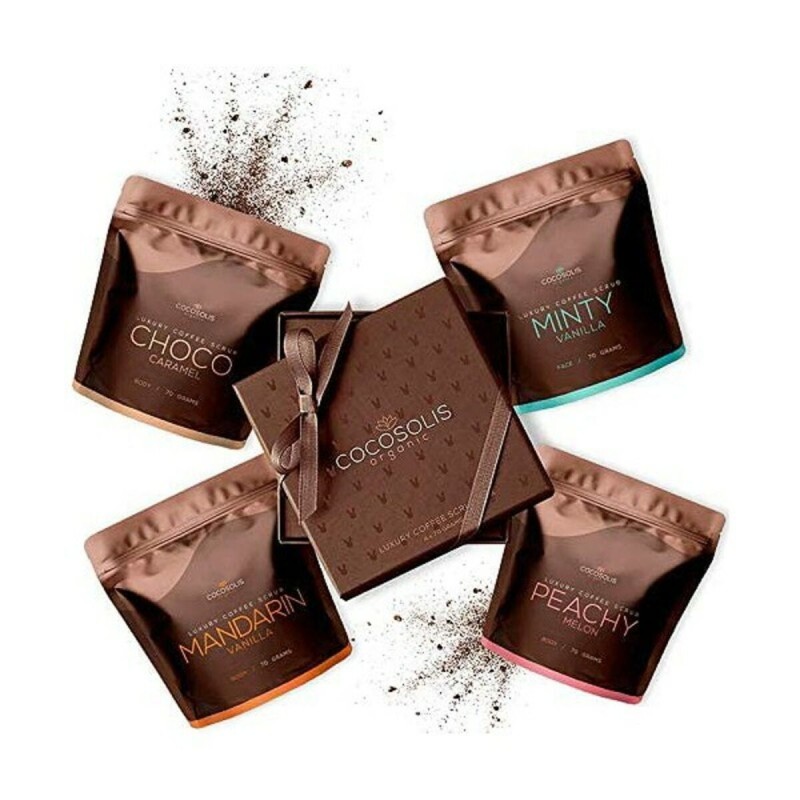 Peeling Luxury Coffee Scrub Box Cocosolis (4 x 70 ml)