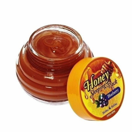 Feuchtigkeitsspendende Nachtmaske Holika Holika Honey Sleeping Pack Blaubeere (90 ml)