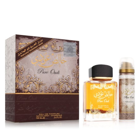 Set mit Damenparfum Lattafa Pure Oudi EDP 2 Stücke