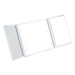 Taschenspiegel LED Leicht Weiß ABS 1,5 x 9,5 x 11,5 cm (12 Stück)