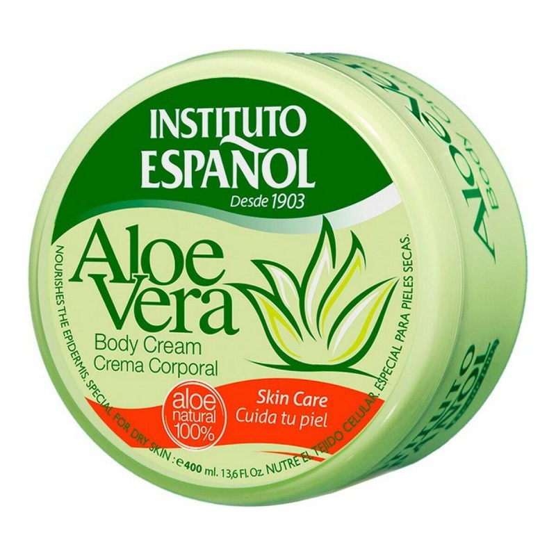 Feuchtigkeitsspendende Körpercreme Aloe Vera Instituto Español 100320 400 ml (400 ml)