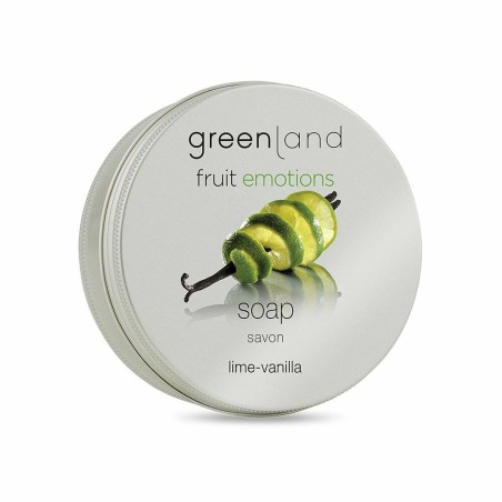 Stück Seife Greenland Fruit Emotions Neongrün Vanille (100 ml)