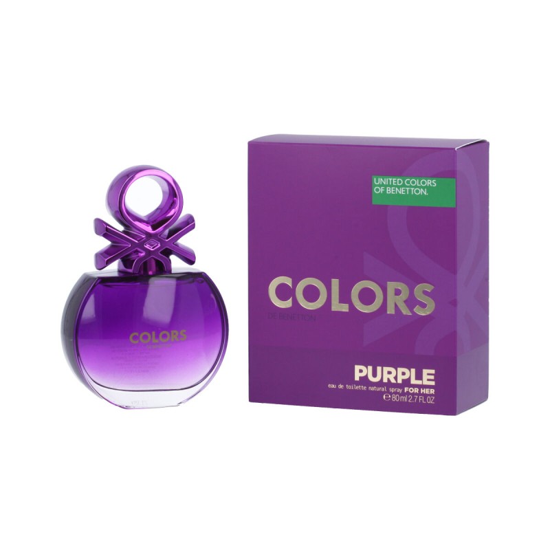 Damenparfüm Benetton EDT Colors De Benetton Purple (80 ml)