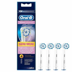 Ersatz für Elektrozahnbürste Oral-B Sensi Ultrathin Weiß (4 pcs)